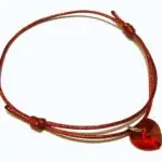 Crvena Boja Kristal SRCE Siam 10mm