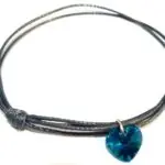 Tamno Siva Boja Kristal SRCE Blue Zircon AB 10mm