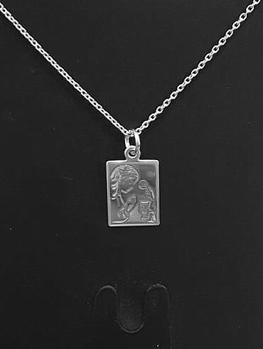 Religious Necklace Chain Communion for Girl – 925 Silver Vjerska Ogrlica Lančić Pričest za Curicu - Srebro 925