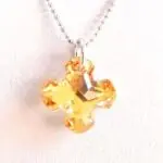 Ogrlica Križ Swarovski 01MS 45cm