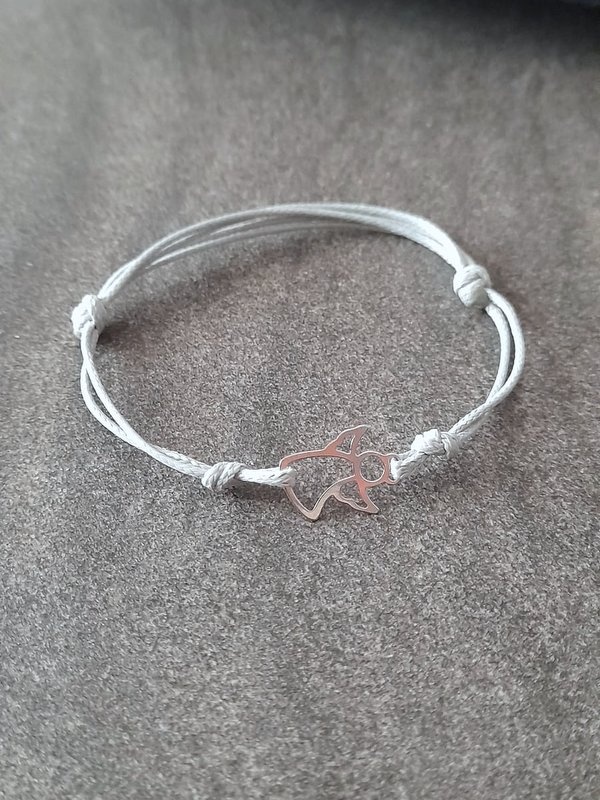 Thread Bracelet with 925 Sterling Silver Angel Pendant Narukvica od Konca i Privjesak Anđeo od Srebra 925