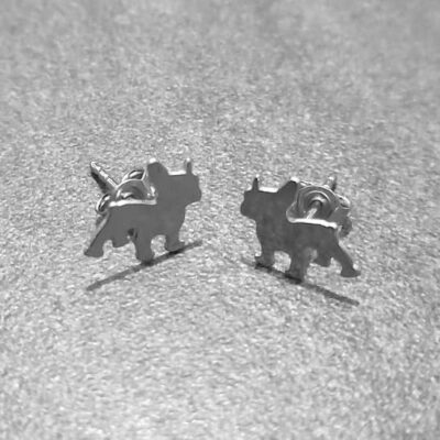 Silver Earrings pse (925 Sterling Silver) Srebrne Naušnice pse (Srebro 925)