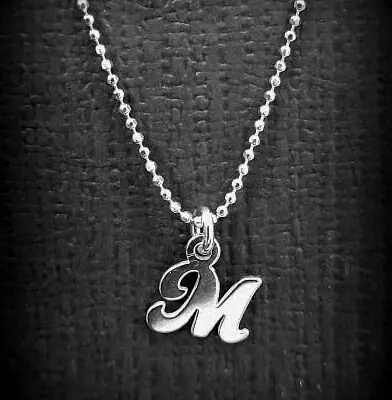 Srebrna Ogrlica Lančić sa slovom/inicijalom PO IZBORU