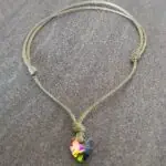 Pješčana boja Kristal SRCE Vitrail Medium 10mm