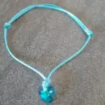 Cijan boja Kristal SRCE Blue Zircon 10mm
